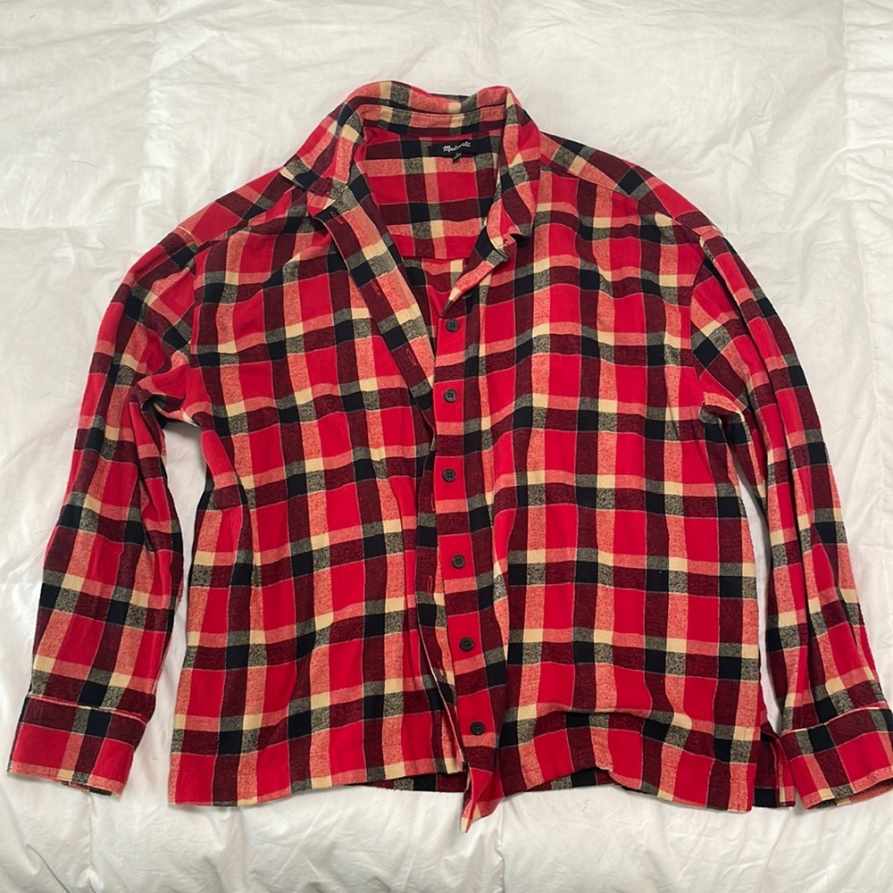 MADEWELL cute flannel M button down
